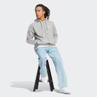 adidas 3S FT FZ HD MGREYH/WHITE Giacca felpata 