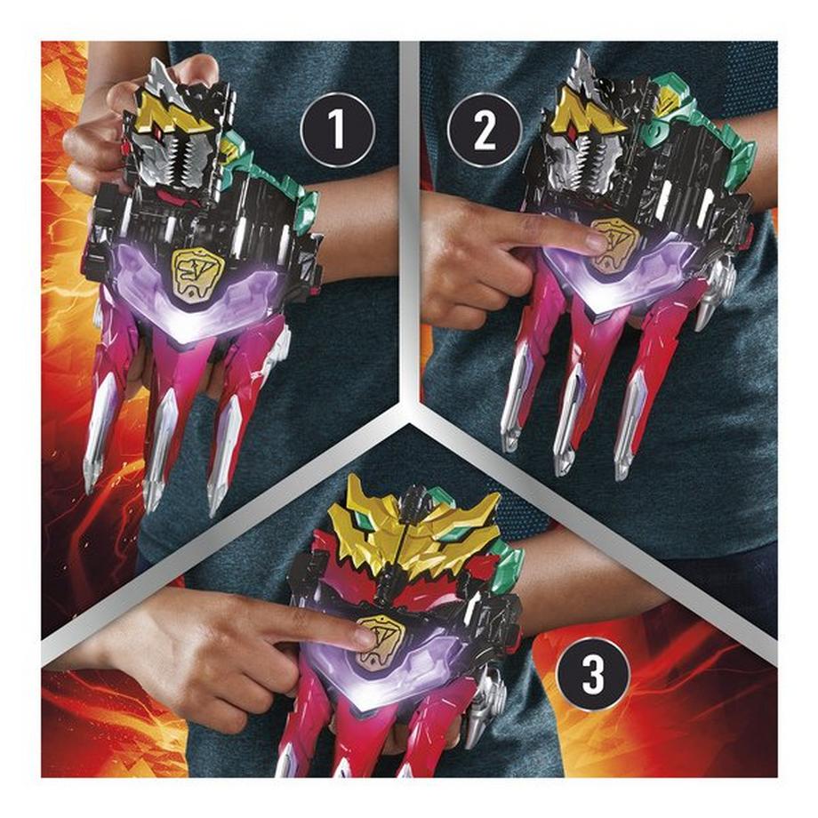 Hasbro  Power Rangers Dino Knight Morpher Elektronisches Spielzeug 