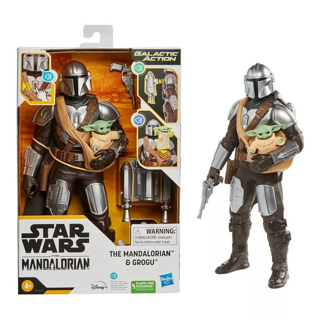 Hasbro - Star Wars Galactic Action The Mandalorian & Grogu Multicolor