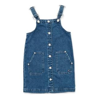 TOMMY HILFIGER PINAFORE DENIM DRESS KLEID 