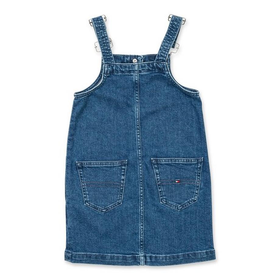 TOMMY HILFIGER PINAFORE DENIM DRESS KLEID 