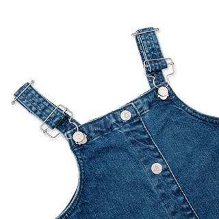 TOMMY HILFIGER PINAFORE DENIM DRESS KLEID 