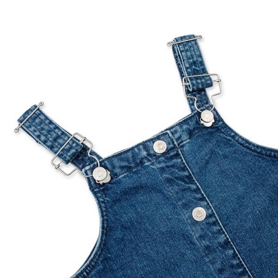 TOMMY HILFIGER PINAFORE DENIM DRESS KLEID 