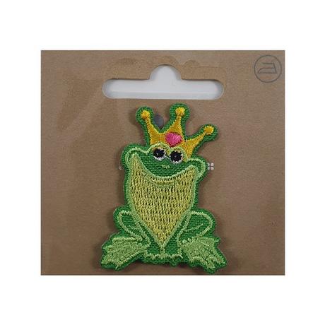 Manor Applikation Frosch mit Krone 