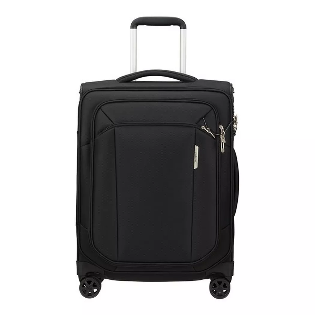 Samsonite Handgepäck Trolley Respark Spinner 55cm Ozone Black schwarz baby