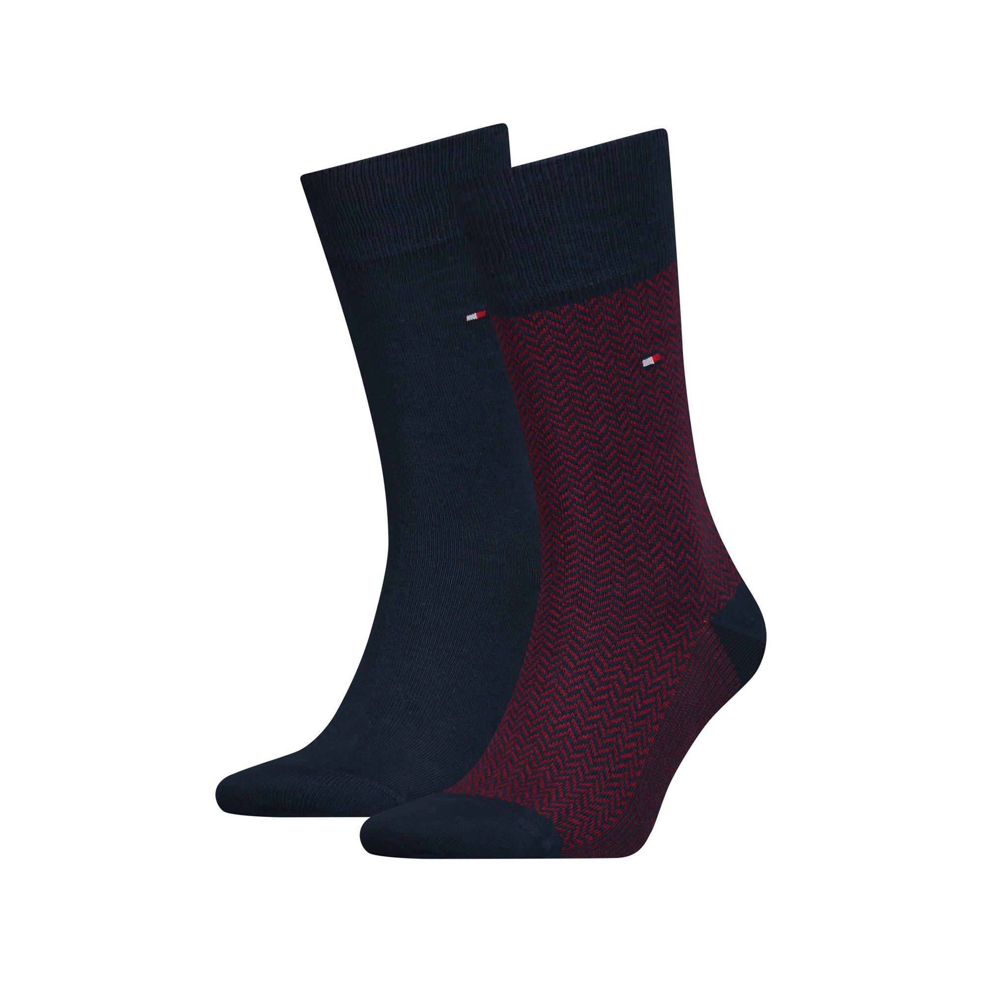 TOMMY HILFIGER TH MEN SOCK 2P HERRINGBONE Calze, multi-pack 