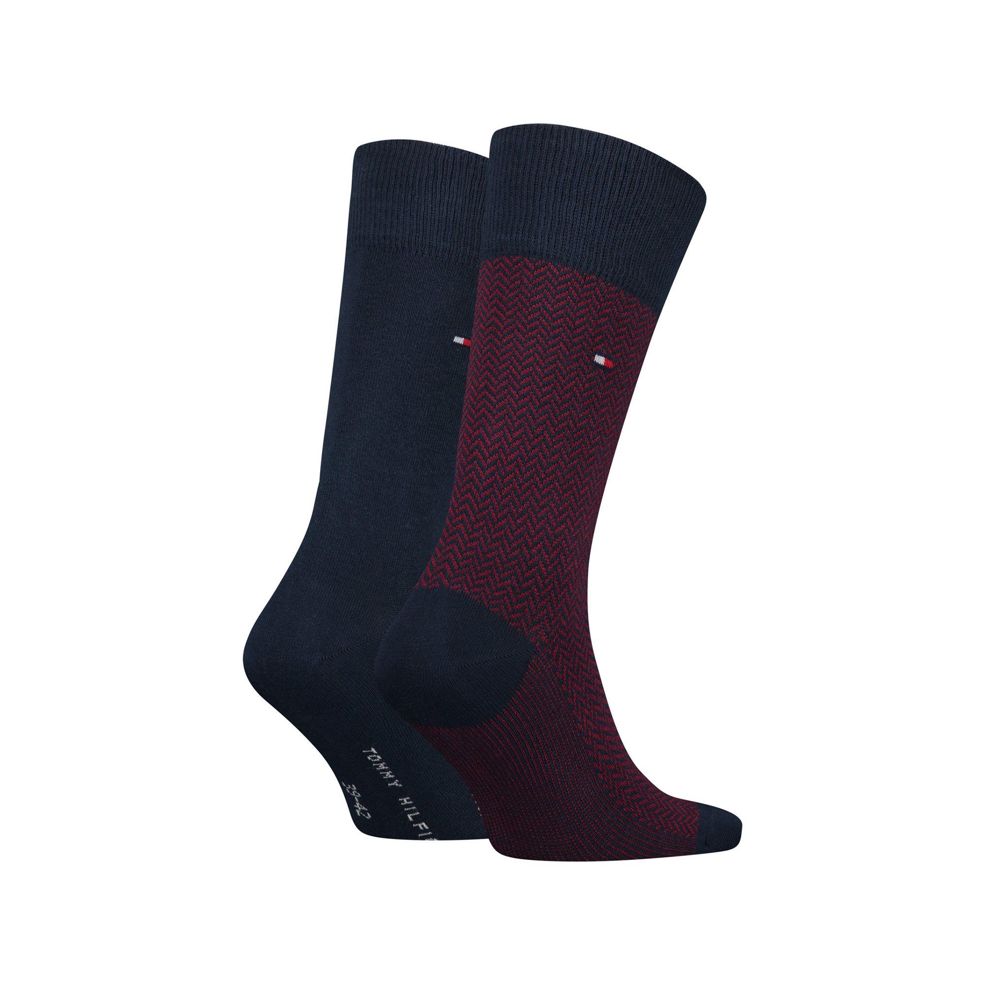 TOMMY HILFIGER TH MEN SOCK 2P HERRINGBONE Multipack, Socken 
