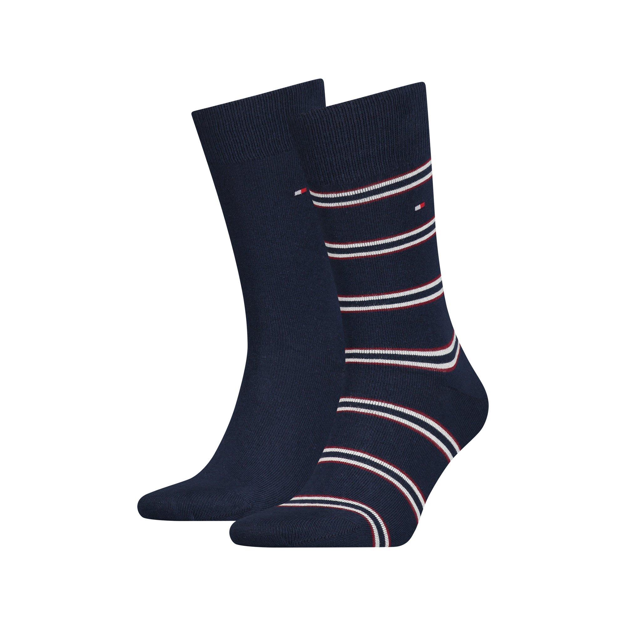 TOMMY HILFIGER TH MEN SOCK 2P TOMMY STRIPE OC Multipack, Socken 