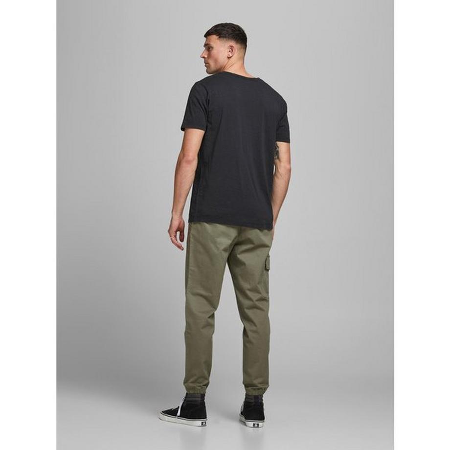 JACK & JONES Split Neck Kurzarm T-Shirt  