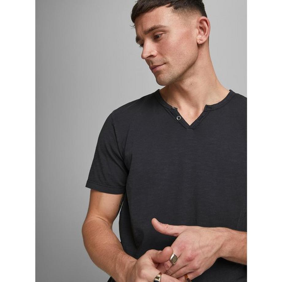 JACK & JONES Split Neck Kurzarm T-Shirt  