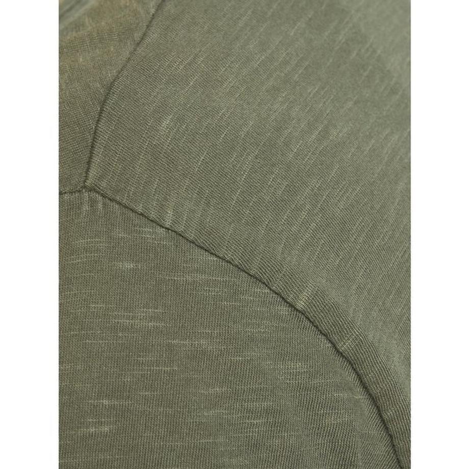 JACK & JONES T-shirt Col Fendu Manches Courtes  