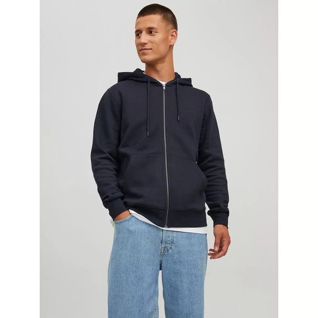 Jack & Jones Sweat-shirt à Zip Star Basic Black XL Homme 3