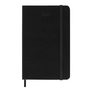 MOLESKINE Wochenkalender mit Notizbuch 2023  Black