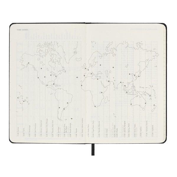 MOLESKINE Wochenkalender mit Notizbuch 2023  Black