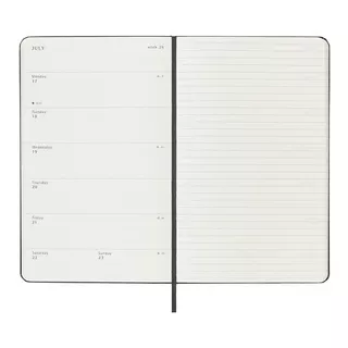 MOLESKINE Wochenkalender mit Notizbuch 2023  Black