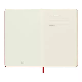 MOLESKINE Wochenkalender mit Notizbuch 2023  Rot