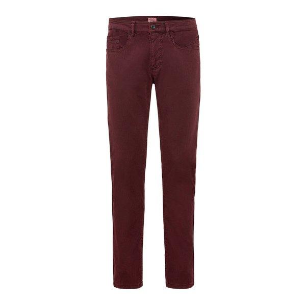 Image of 5-pocket Hose, Slim Fit Herren Bordeaux L32/W31