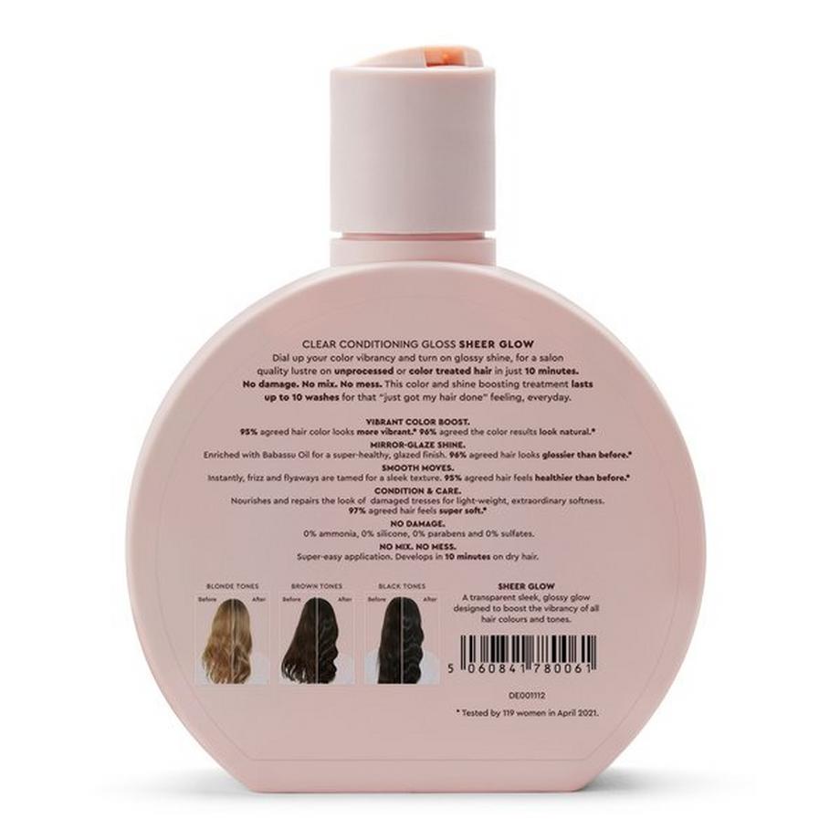 Glaze  Super Color Conditioning Gloss Sheer Glow Transparent 