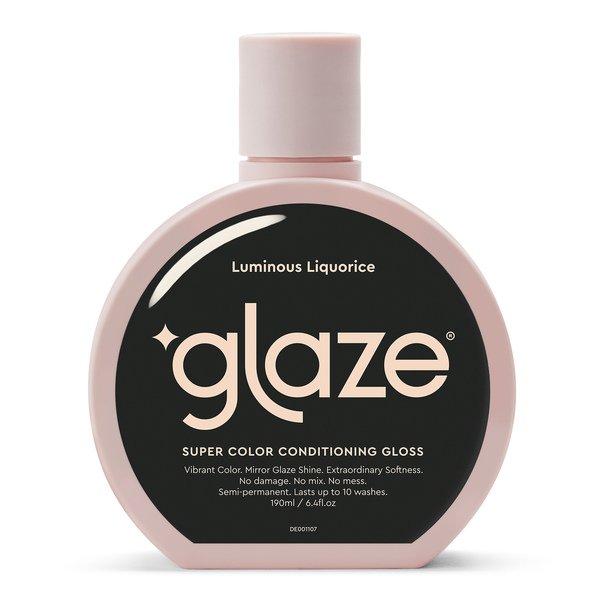 Image of Glaze Super Color Conditioning Hair Gloss Luminous Liquorice Black - 190ml
