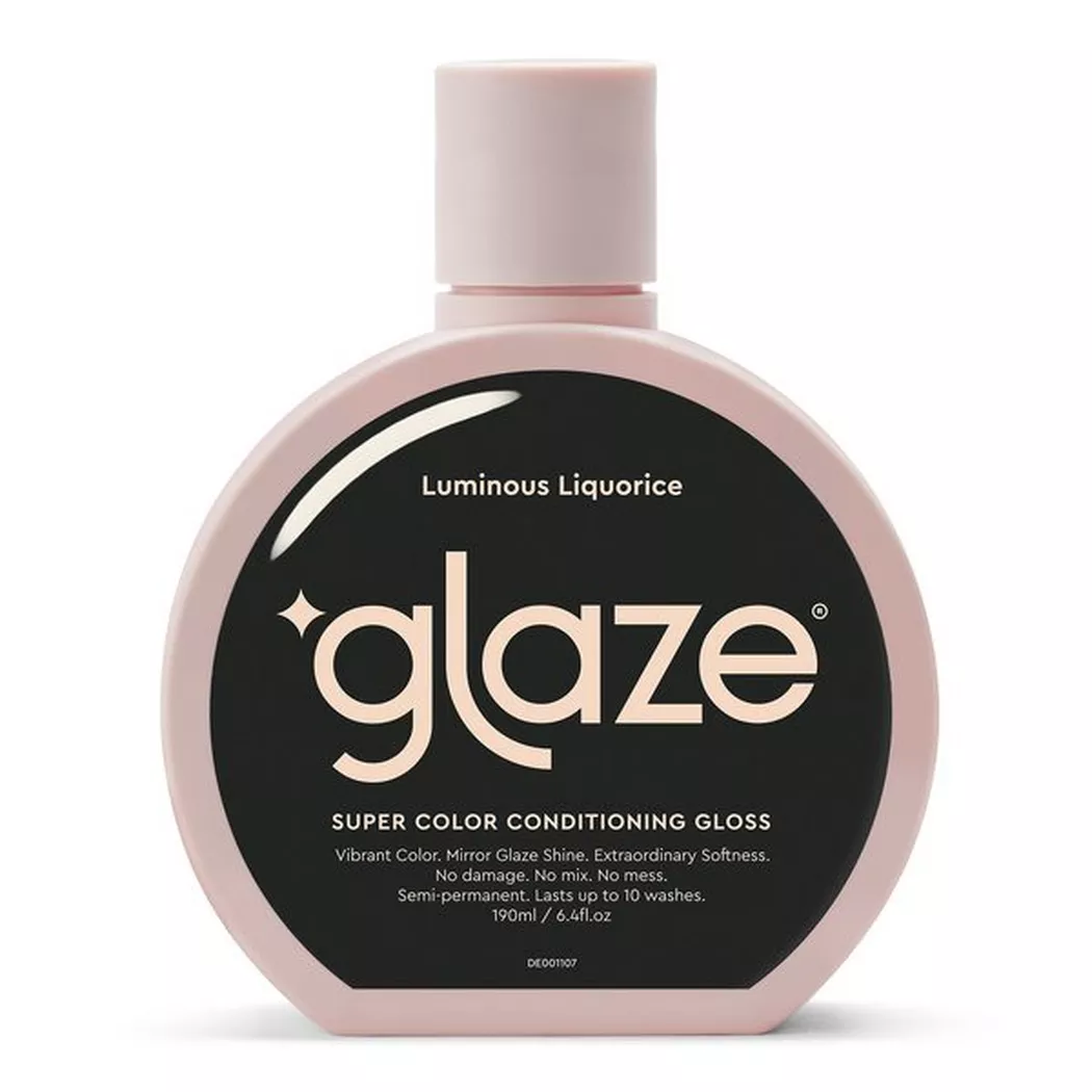 Glaze - Super Color Conditioning Hair Gloss Luminous Liquorice Black, 190 ml