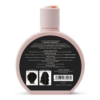 Glaze  Super Color Conditioning Hair Gloss Luminous Liquorice Black 