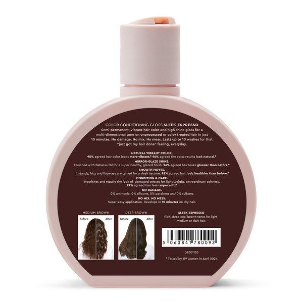 Glaze  Super Color Conditioning Gloss Sleek Espresso for Brunettes 
