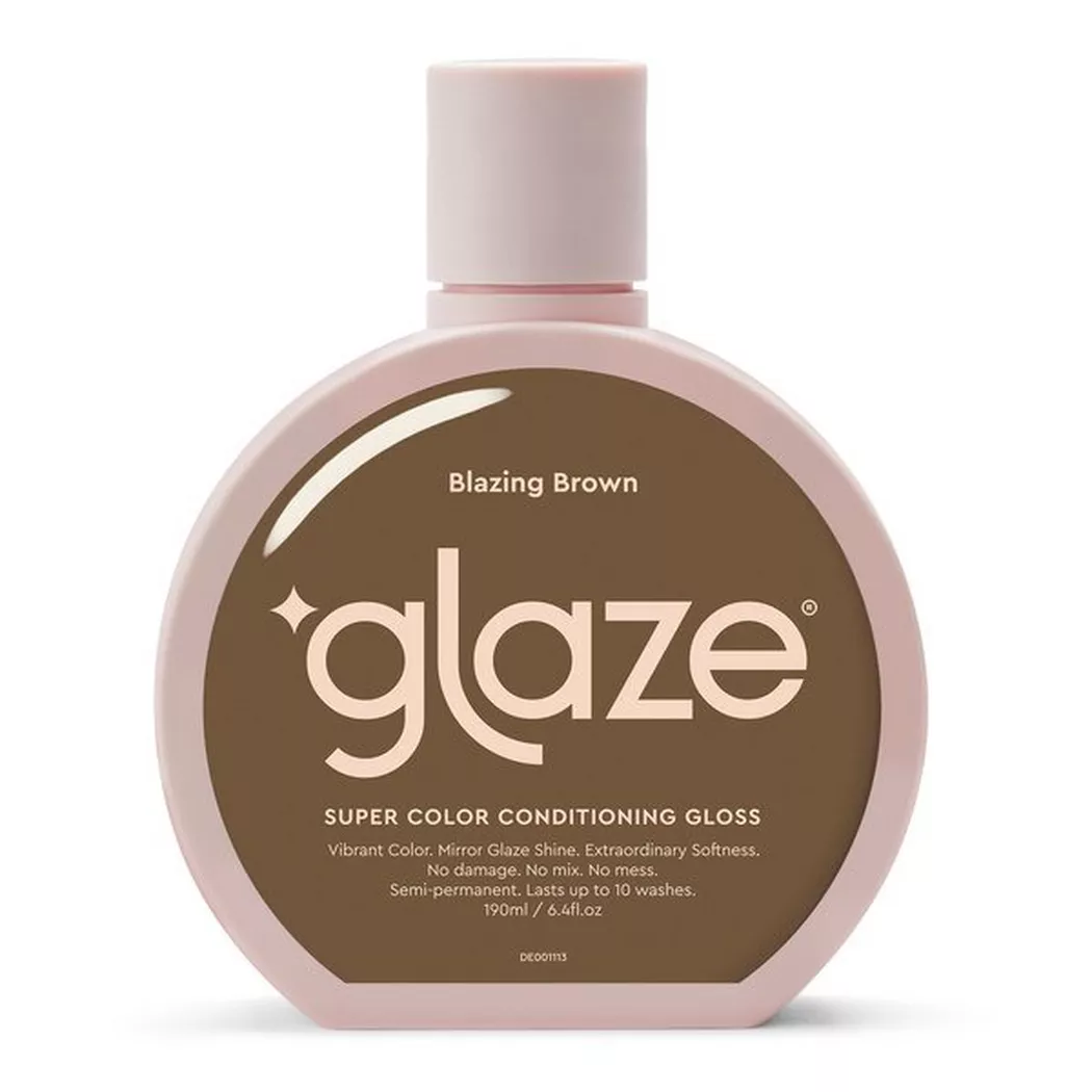 Glaze - Super Color Conditioning Hair Gloss Blazing Brown for Brunettes, 190 ml