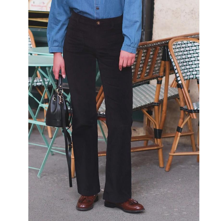 La Petite Etoile Pantalon évasé coupe décontractée ample  