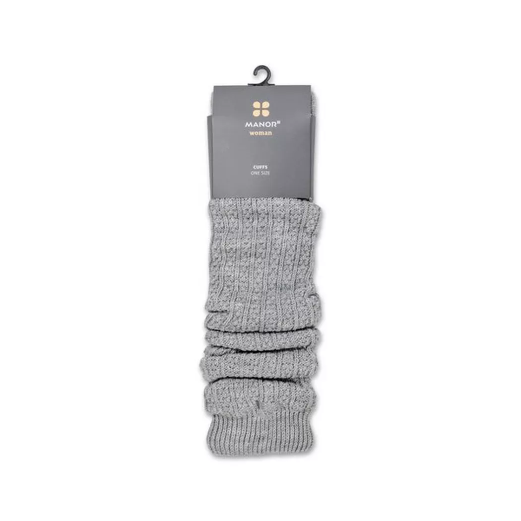 Manor Woman - Stulpen, für Damen, Grau Melange, Größe Onesize