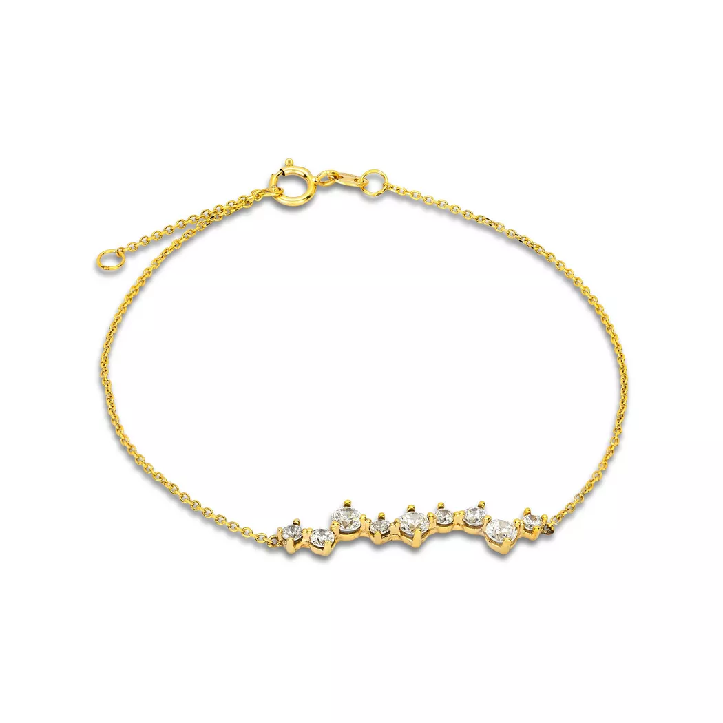 L' Atelier Gold 18 Karat by Manor - Armband, 19cm, Gelbgold 8