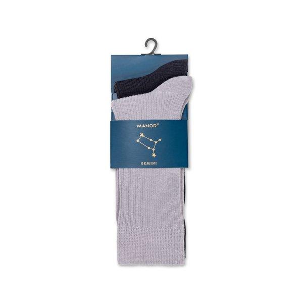 Image of Wadenlange Socken Herren Flieder 39-42