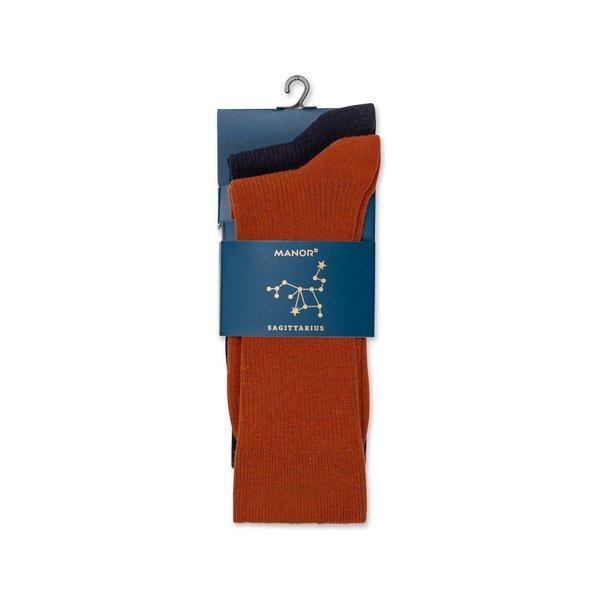 Image of Wadenlange Socken Herren Orange 39-42