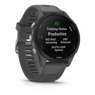 GARMIN Forerunner 255, Schiefergrau/schwarz Smartwatch Display 