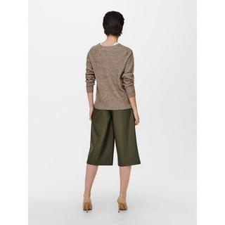 ONLY Pullover V-Ausschnitt Meliert  