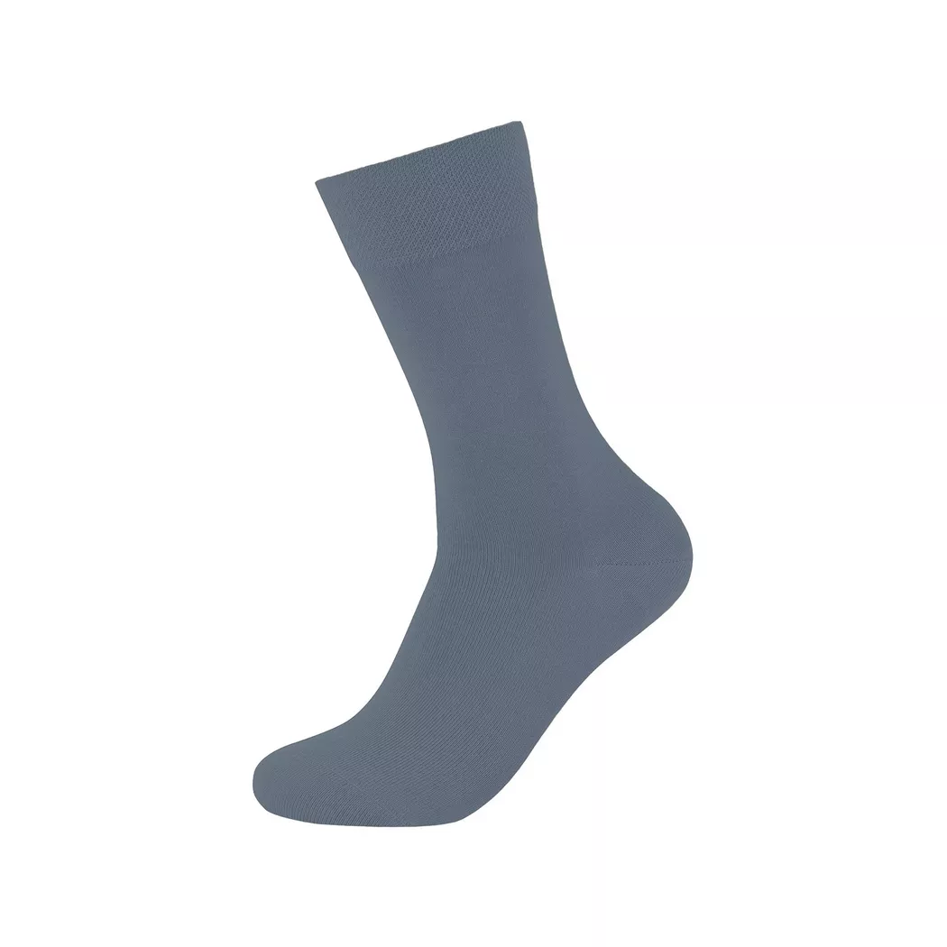 Camano - Wadenlange Socken, für Damen, Grau-Blau, Größe 41-46