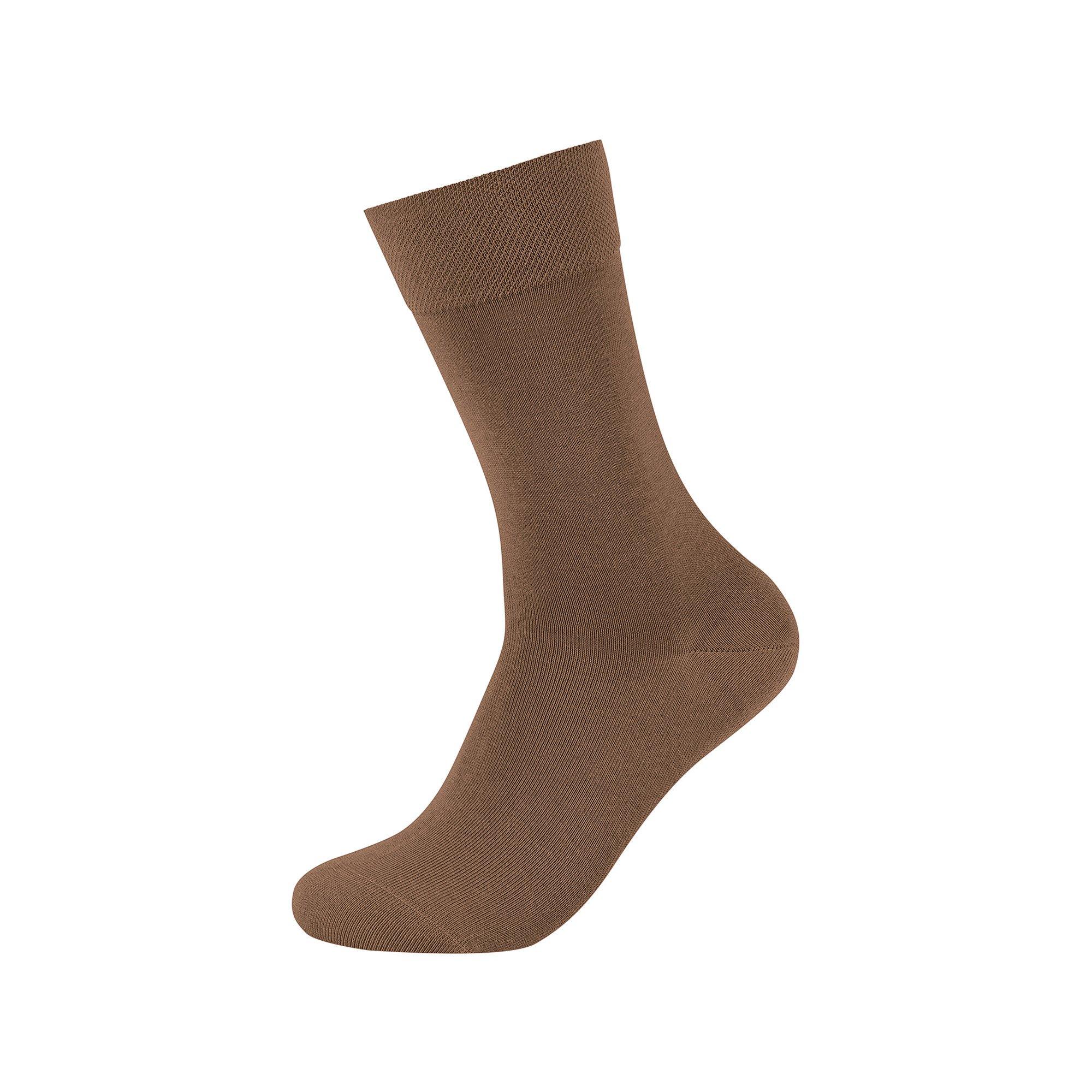 Image of Wadenlange Socken Herren Braun Naturel 41/46