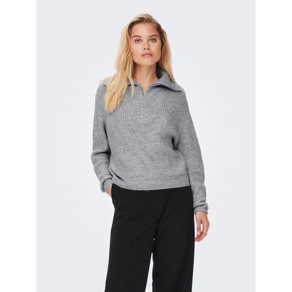 Image of Pullover Damen Hellgrau S