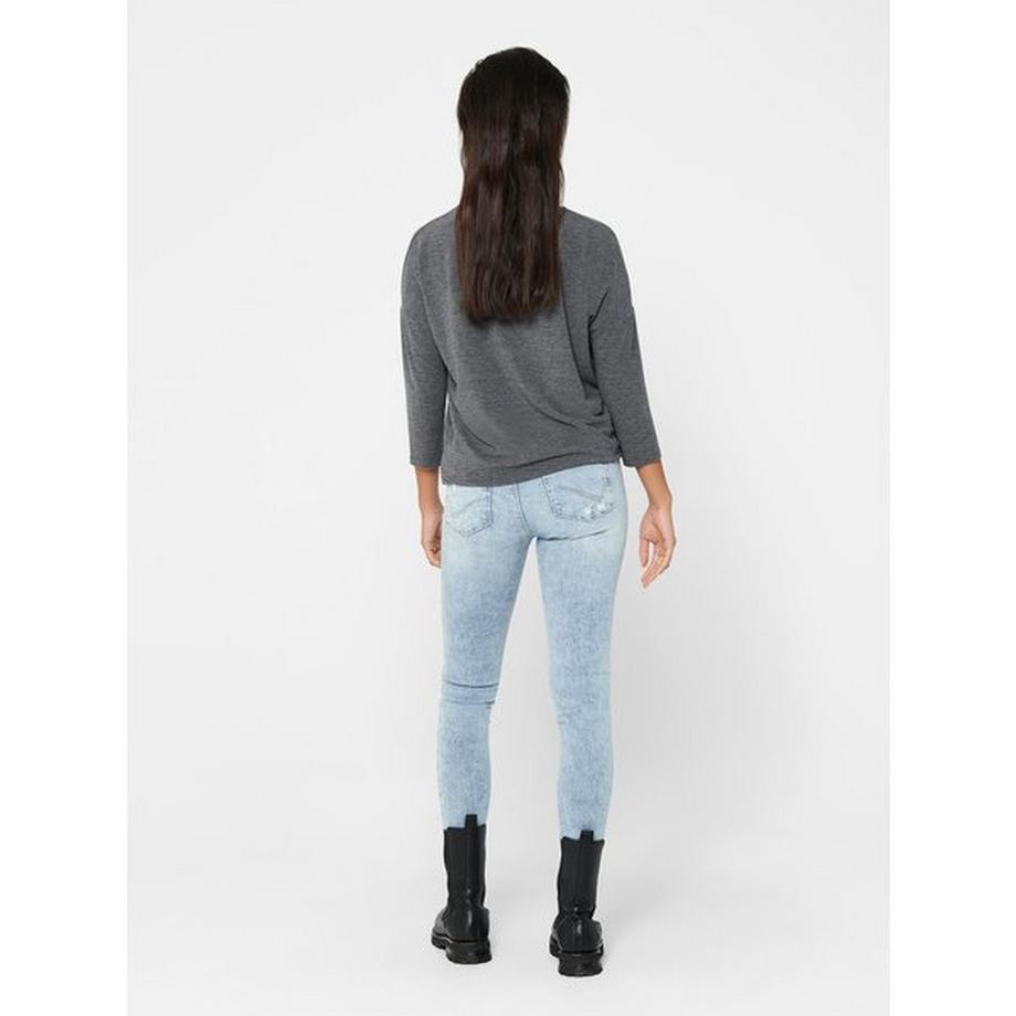 ONLY Top Col Rond Manches 3/4  