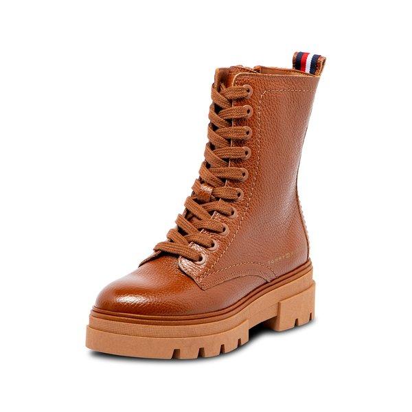 Image of Schnürstiefelette Damen Cognac 39