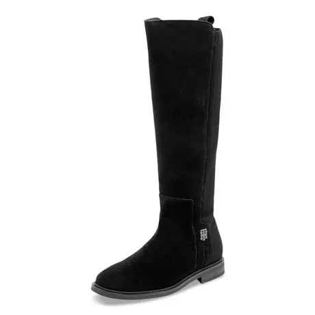 TOMMY HILFIGER TH ESSENTIAL LONG BOOT Stiefel Black
