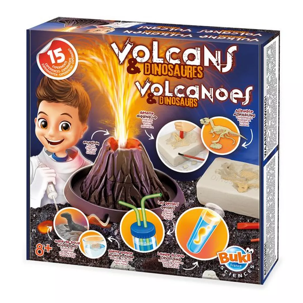 Buki - Volcans Et Dinosaures Multicolore