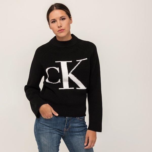 Image of Calvin Klein Jeans Pullover, Rundhals, langarm - L