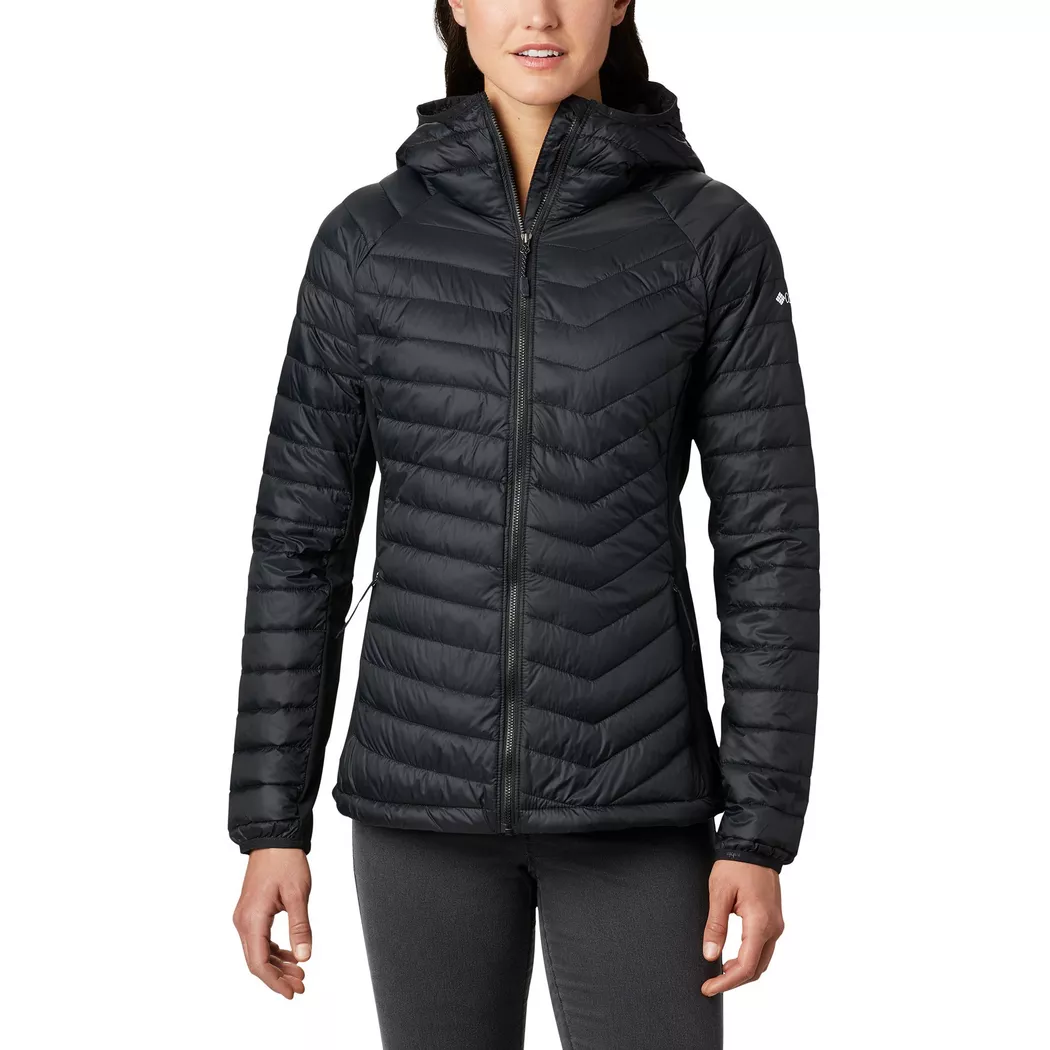 Columbia - Jacke, Wattiert mit Kapuze, für Damen, Black, Größe XS