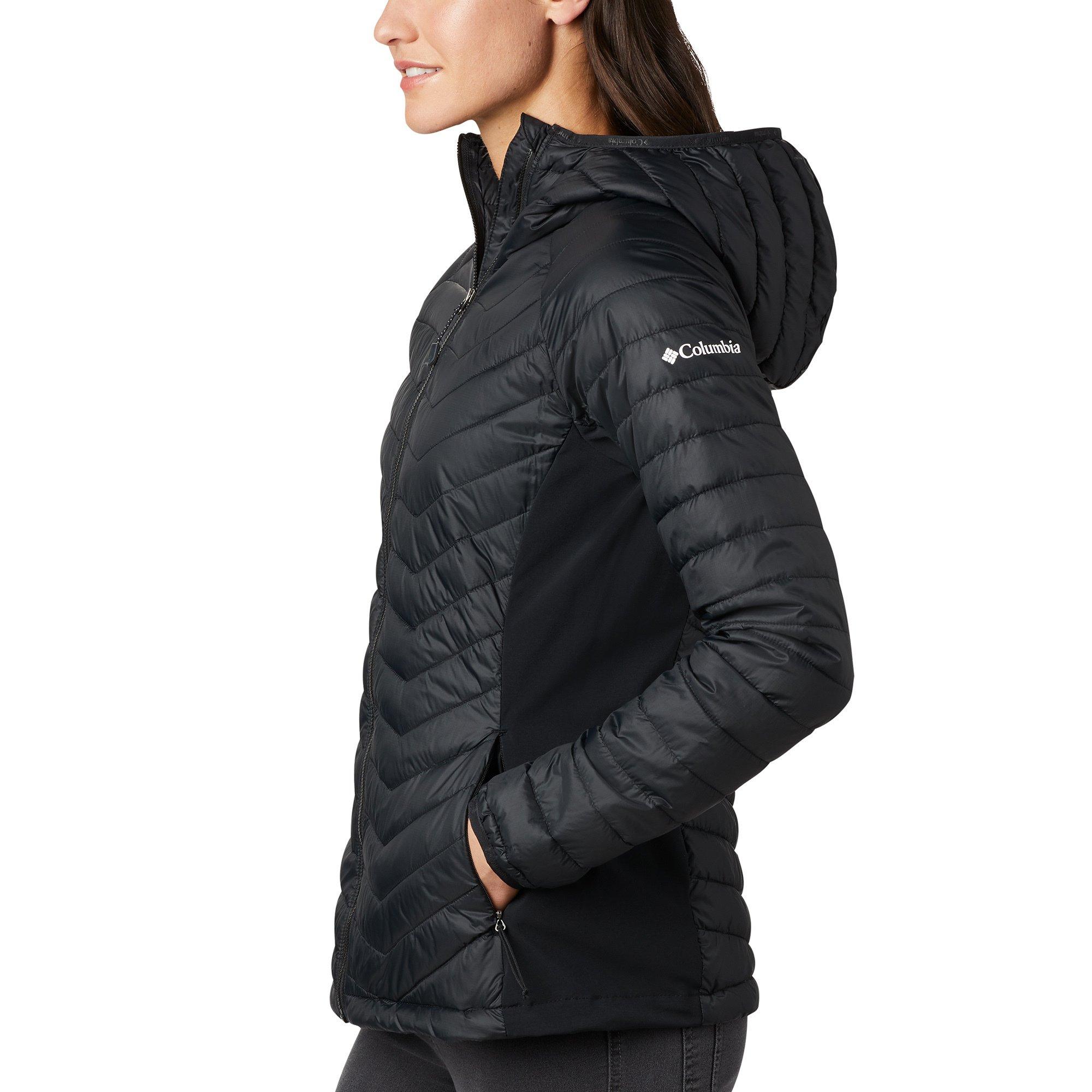 Columbia Powder Pass Jacke, Wattiert mit Kapuze 