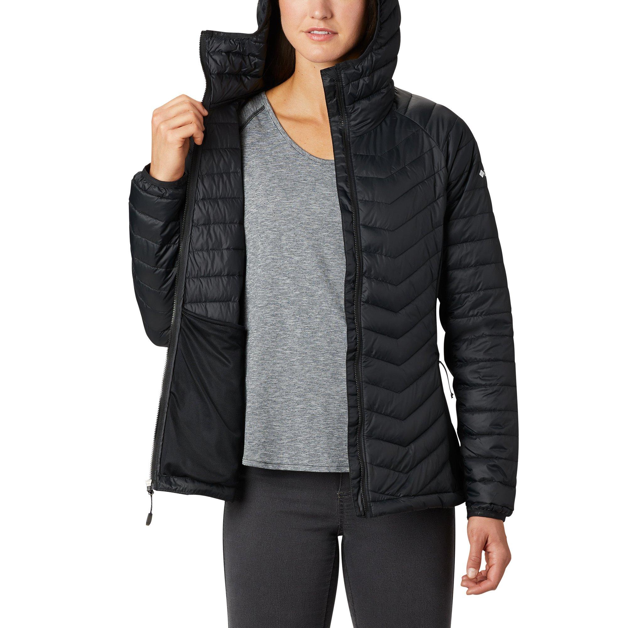 Columbia Powder Pass Jacke, Wattiert mit Kapuze 