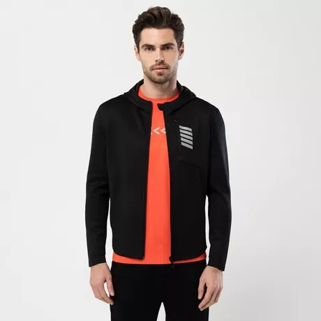 Manor Sport Brooklyn Midlayer Sweatjacke mit Kapuze 