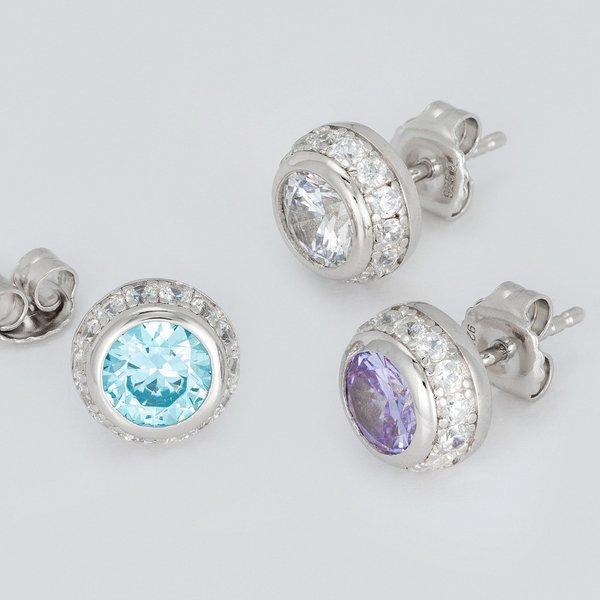 L'Atelier Sterling Silver 925  Ensemble boucles d'oreilles 