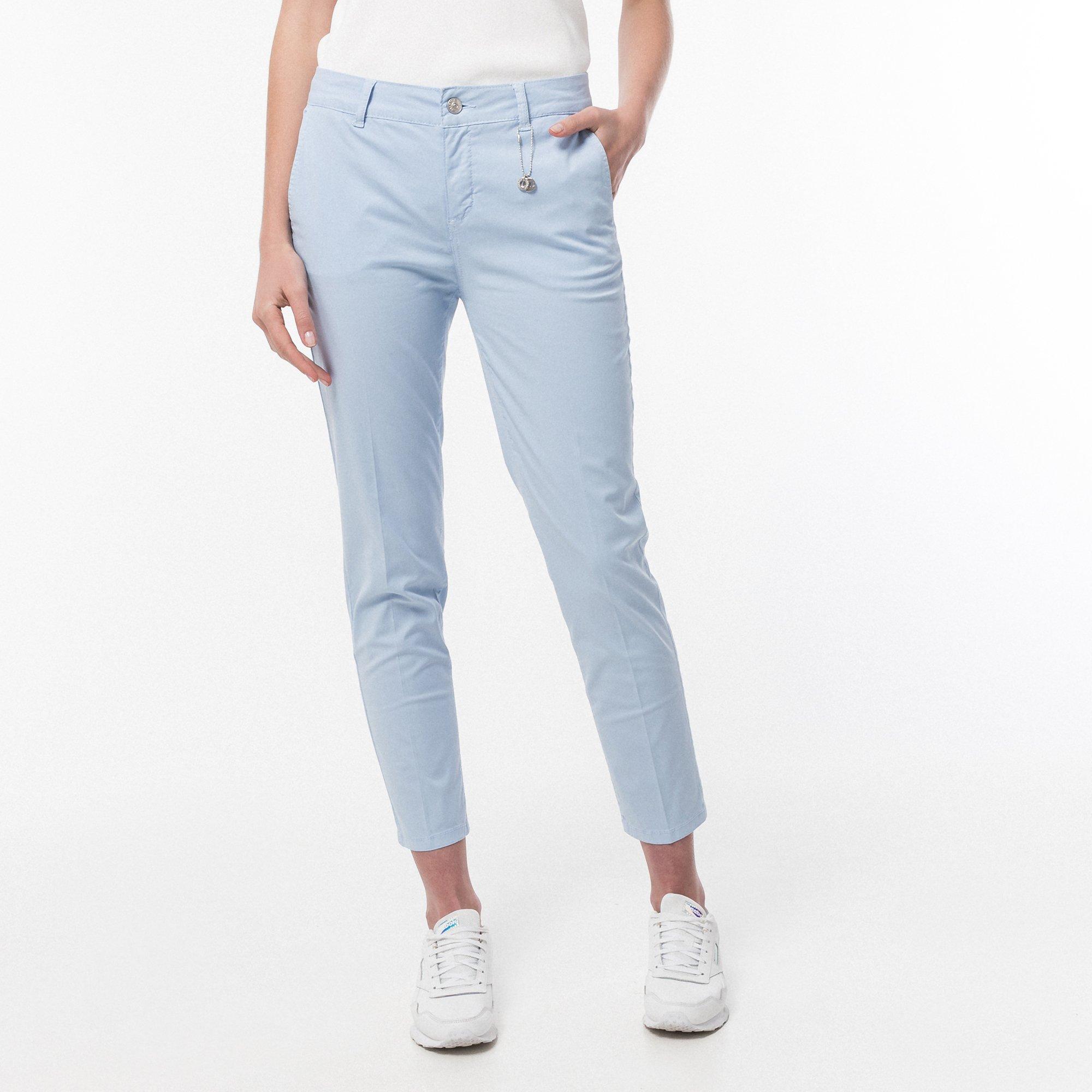 Image of Chinohose Damen Hellblau 44