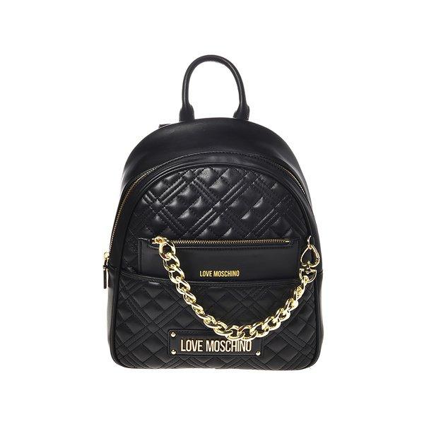 LOVE MOSCHINO QUILTED BAG Rucksack Black