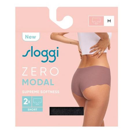 sloggi ZERO Modal 2.0 Short 2P Culotte, 2-pack 